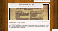 Desktop Screenshot of mormonreformation.org